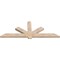 Ekena Millwork Kennewick Smooth Timber Gable Bracket, Douglas Fir, 84"W x 31"H x 3 1/2"D x 5 1/2"F, 9/12 Pitch GBW084X31X0406KEN00SDF - alternate 3